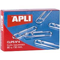 Apli 11716 Caja Clips- Plata- 50 Mm